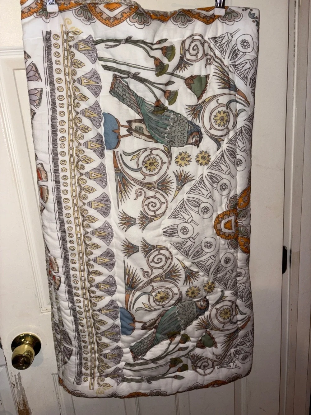 Anthropologie Cotton Voile Printed King Feyra 3 piece Set